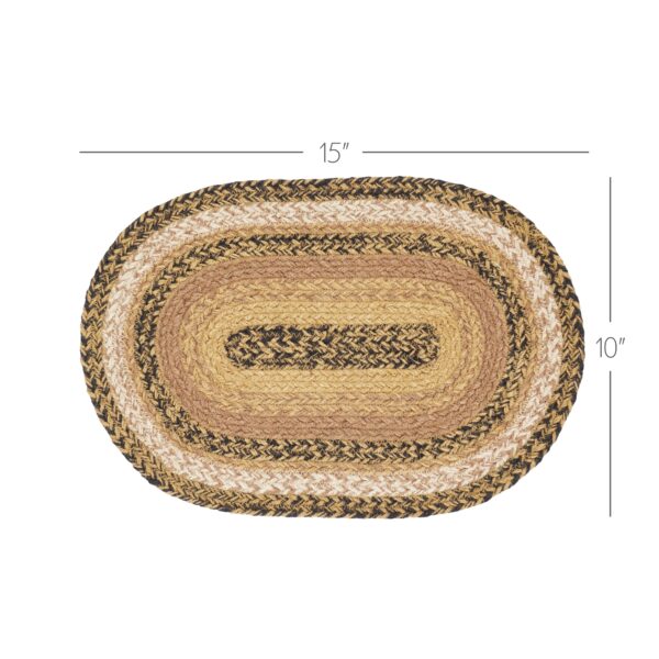 VHC-81386 - Kettle Grove Jute Oval Placemat 10x15