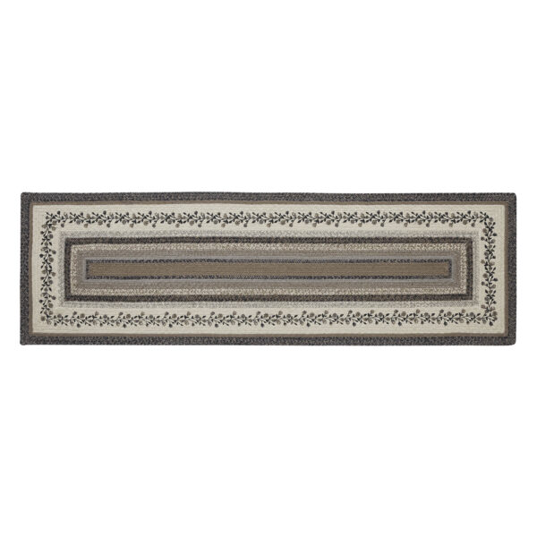 VHC-83427 - Floral Vine Jute Rug/Runner Rect w/ Pad 24x78