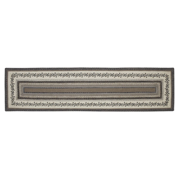 VHC-83428 - Floral Vine Jute Rug/Runner Rect w/ Pad 24x96