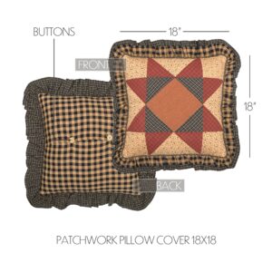 VHC-83347 - Maisie Patchwork Pillow Cover 18x18