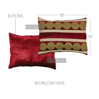 VHC-32024 - Memories Red Pillow 14x18