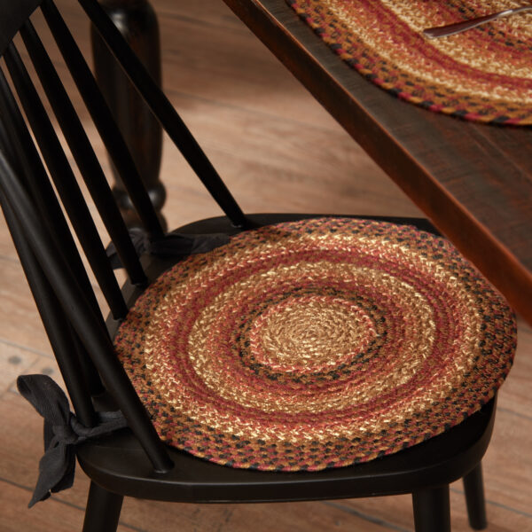VHC-67127 - Ginger Spice Jute Chair Pad 15 inch Diameter