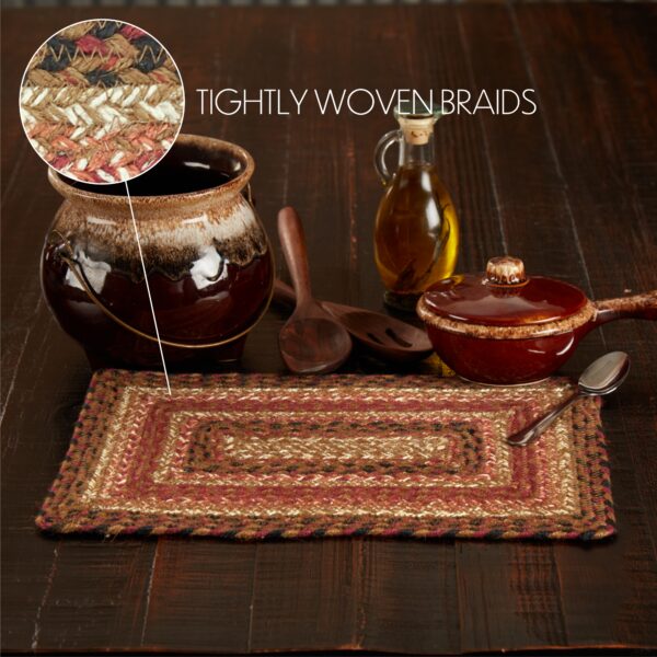 VHC-67131 - Ginger Spice Jute Rect Placemat 10x15
