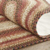 VHC-67112 - Ginger Spice Jute Rug/Runner Oval w/ Pad 22x72