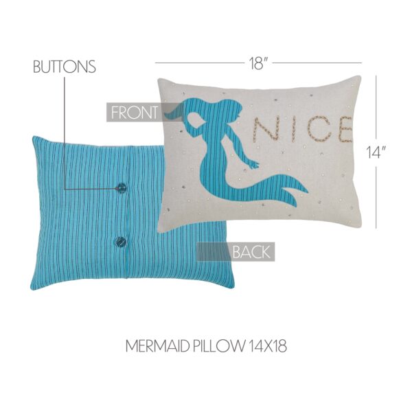VHC-32045 - Nerine Mermaid Pillow 14x18