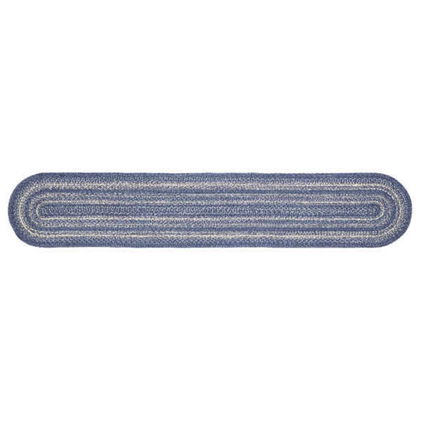 VHC-81350 - Great Falls Blue Jute Oval Runner 13x72