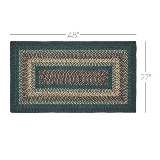Farmhouse Pine Grove Jute Rug Rect w/ Pad 27x48 by April & Olive