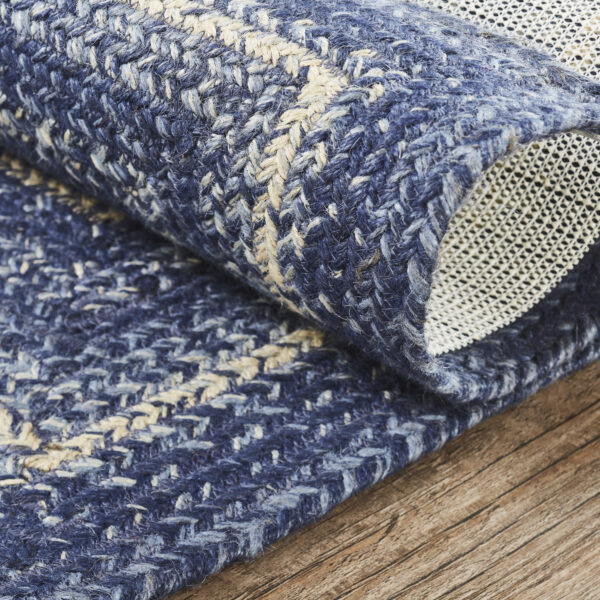 VHC-67087 - Great Falls Blue Jute Rug Rect w/ Pad 20x30