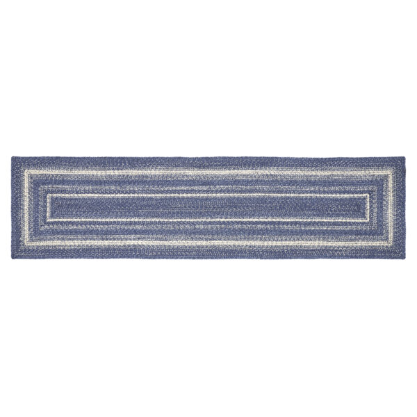 VHC-81356 - Great Falls Blue Jute Rug/Runner Rect w/ Pad 24x96