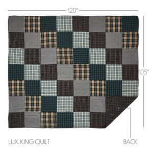 VHC-80383 - Pine Grove Luxury King Quilt 120Wx105L