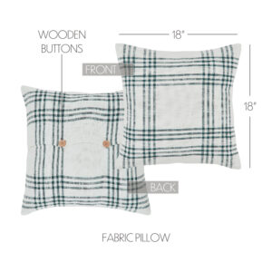 VHC-80414 - Pine Grove Plaid Fabric Pillow 18x18