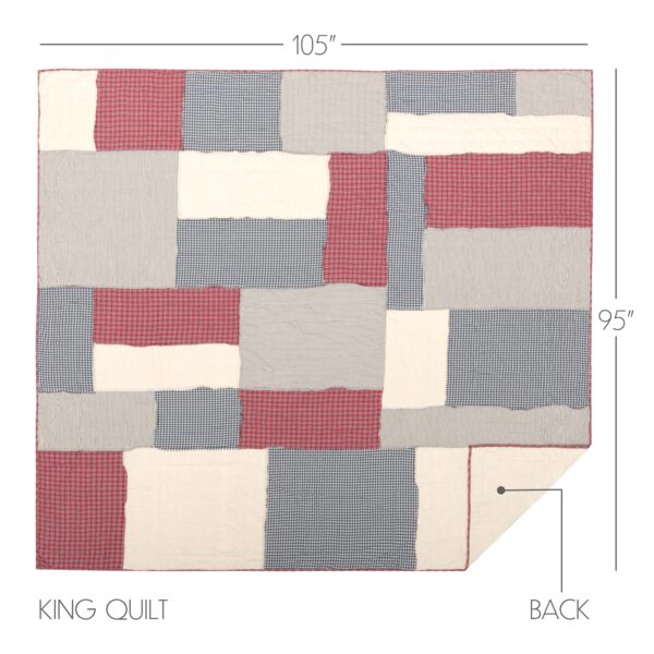VHC-51854 - Hatteras Patch King Quilt 105Wx95L