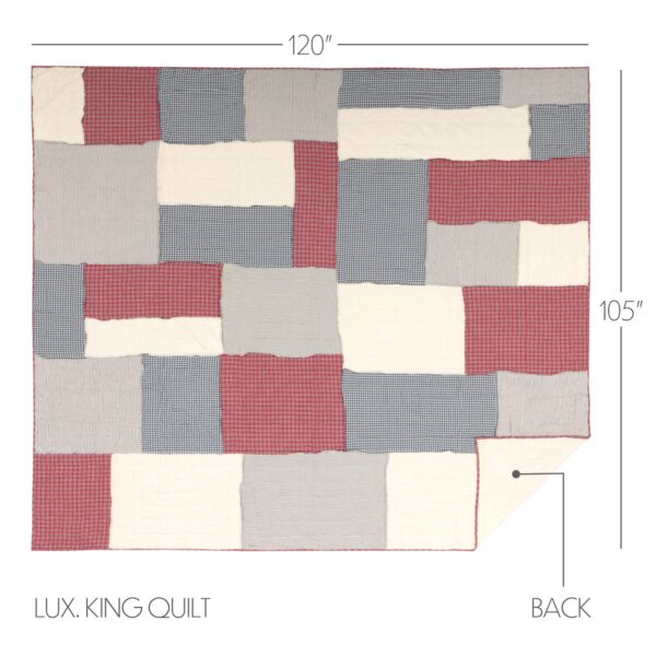 VHC-51853 - Hatteras Patch Luxury King Quilt 120Wx105L