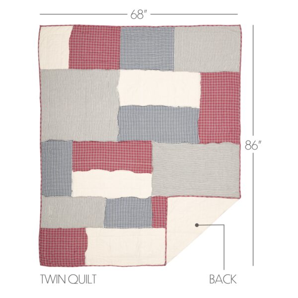 VHC-51856 - Hatteras Patch Twin Quilt 68Wx86L