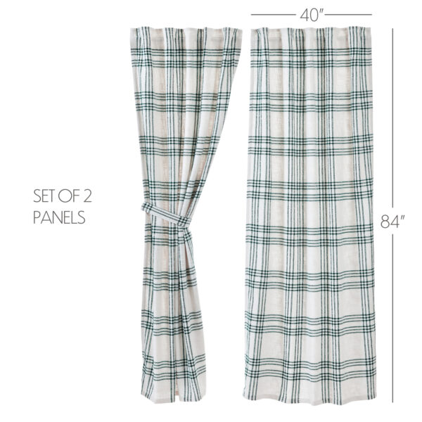 VHC-80416 - Pine Grove Plaid Panel Set of 2 84x40