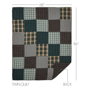 VHC-80386 - Pine Grove Twin Quilt 68Wx86L