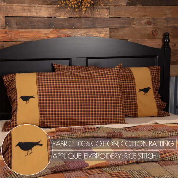 VHC-45605 - Heritage Farms Crow Standard Pillow Case Set of 2 21x30