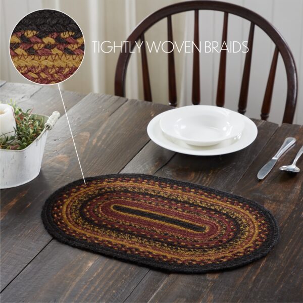 VHC-81362 - Heritage Farms Jute Oval Placemat 10x15