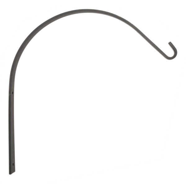 Black Wrought Iron Large Arched Hooks (Set of 3) Home Accents