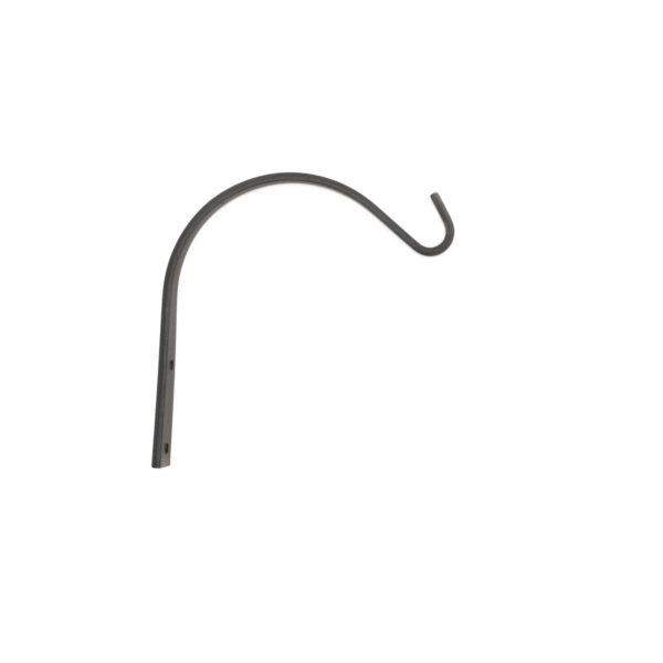 Black Wrought Iron Medium Arched Hooks (Set of 3)