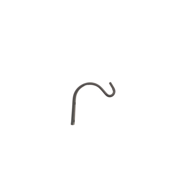 Black Wrought Iron Small Arched Hooks (Set of 6)