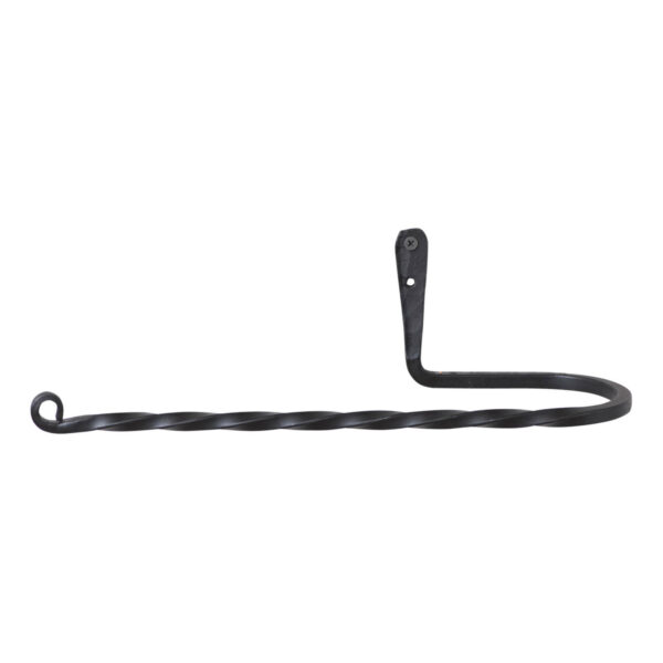 Black Wrought Iron Twisted Paper Towel Holder