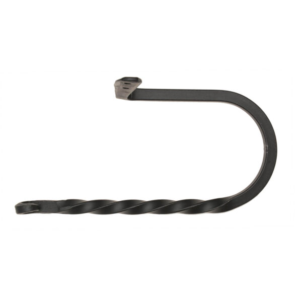 Black Wrought Iron Twisted Toilet Paper Holder