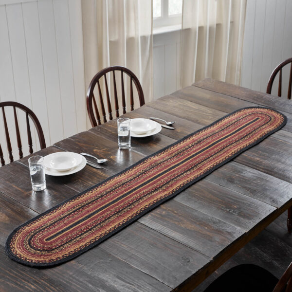 VHC-81368 - Heritage Farms Jute Oval Runner 13x72