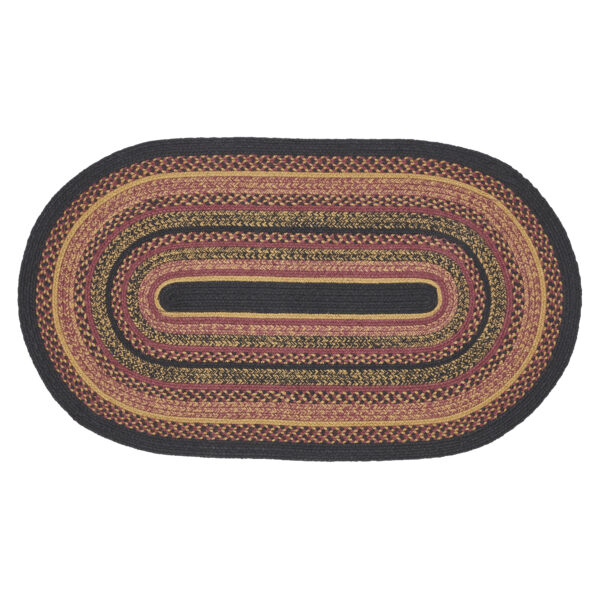 VHC-81373 - Heritage Farms Jute Rug Oval w/ Pad 27x48