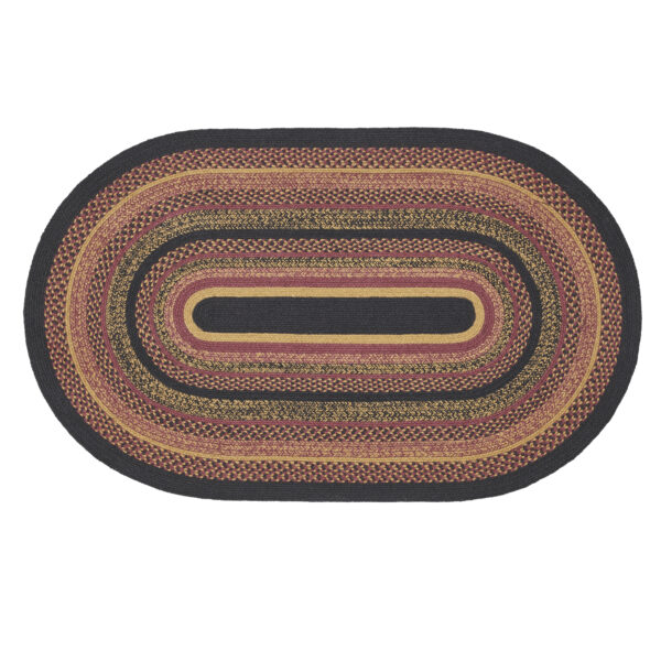 VHC-81374 - Heritage Farms Jute Rug Oval w/ Pad 36x60