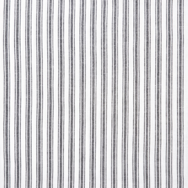 VHC-80460 - Sawyer Mill Black Ruffled Ticking Stripe Pillow Cover 14x22