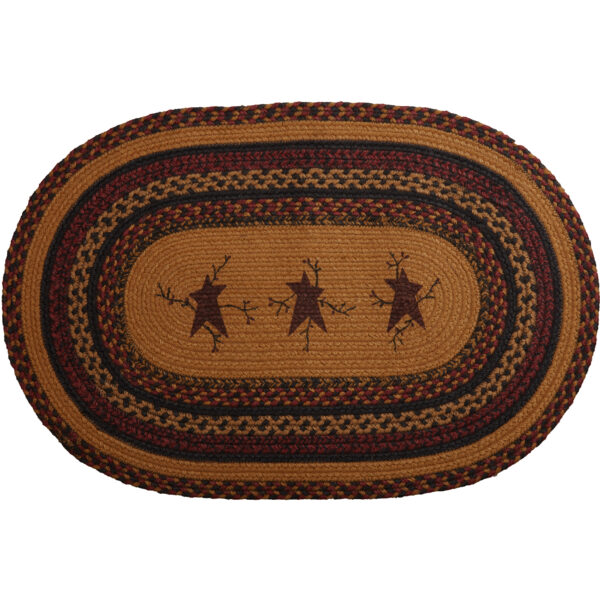 VHC-69446 - Heritage Farms Star and Pip Jute Rug Oval w/ Pad 20x30