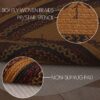 Heritage Farms Star and Pip Jute Rug Oval w/ Pad 20x30 - Image 6