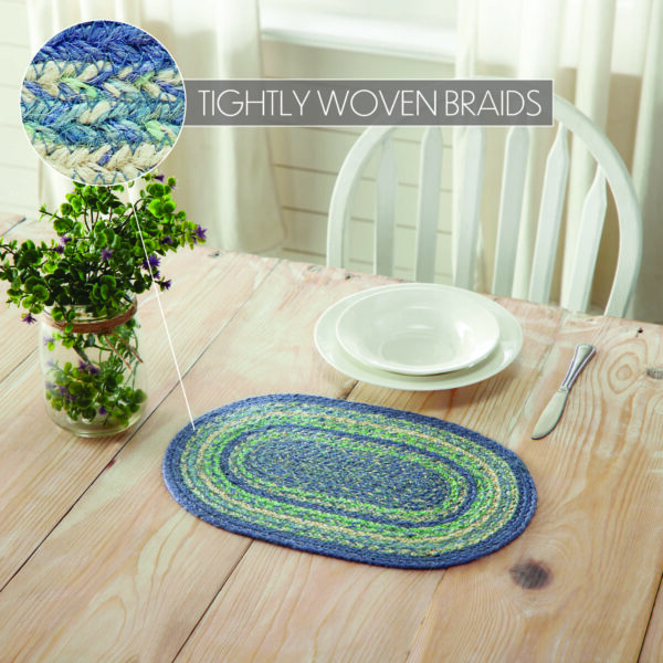 VHC-83500 - Jolie Jute Oval Placemat 10x15