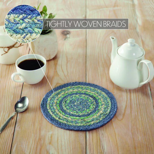 VHC-83497 - Jolie Jute Trivet 8 inch Diameter