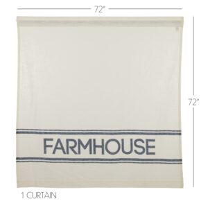 VHC-61662 - Sawyer Mill Blue Farmhouse Shower Curtain 72x72
