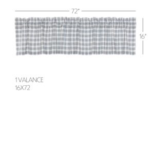 VHC-51919 - Sawyer Mill Blue Plaid Valance 16x72