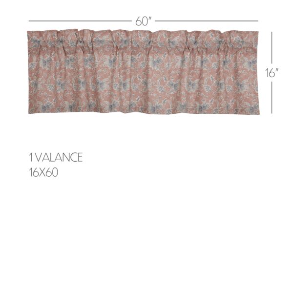 VHC-70160 - Kaila Floral Valance 16x60