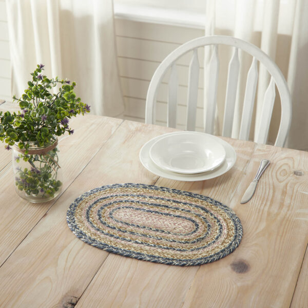 VHC-83451 - Kaila Jute Oval Placemat 10x15
