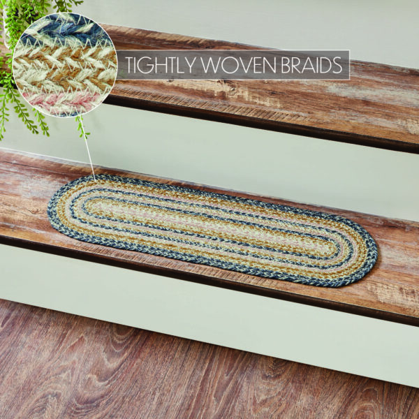 VHC-83429 - Kaila Jute Stair Tread Oval Latex 8.5x27