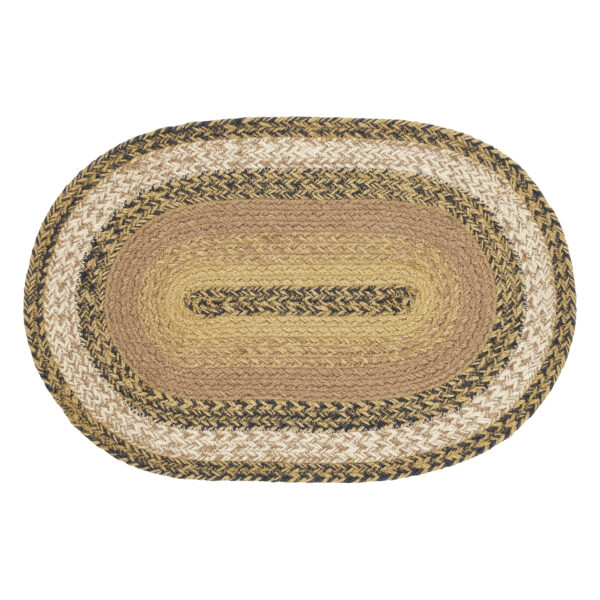VHC-81387 - Kettle Grove Jute Oval Placemat 12x18