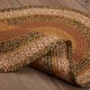 VHC-69790 - Kettle Grove Jute Rug Oval w/ Pad 24x36