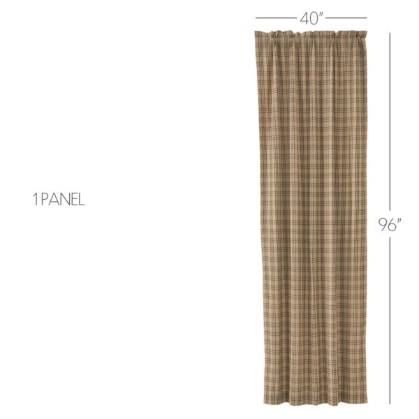 VHC-81298 - Sawyer Mill Charcoal Plaid Panel 96x40