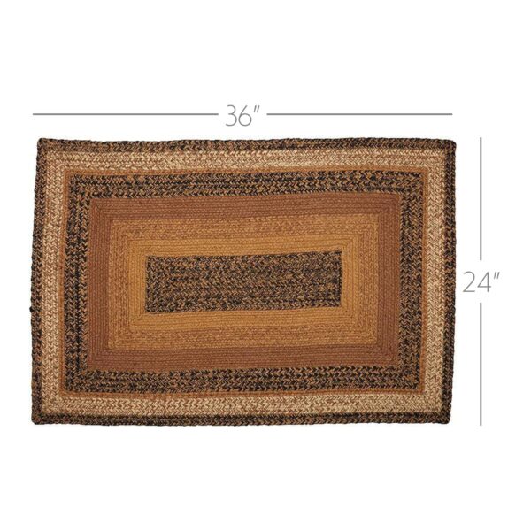 VHC-69441 - Kettle Grove Jute Rug Rect w/ Pad 24x36