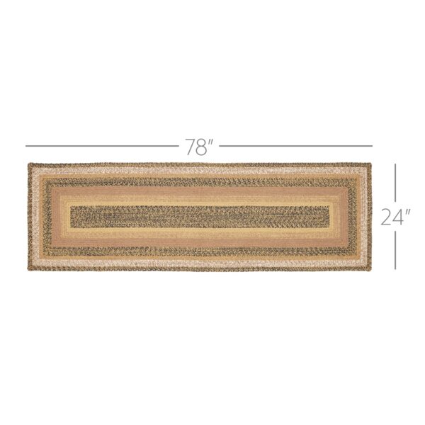 VHC-81390 - Kettle Grove Jute Rug/Runner Rect w/ Pad 24x78