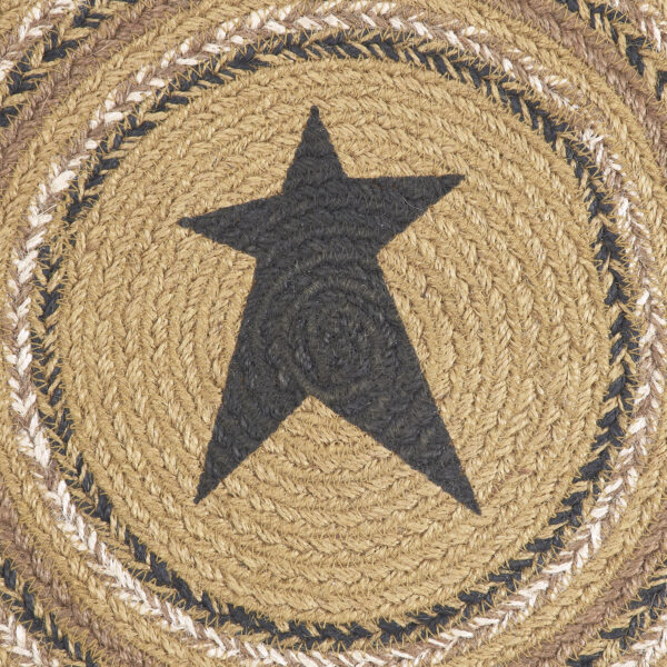 VHC-81394 - Kettle Grove Jute Trivet Stencil Star 15