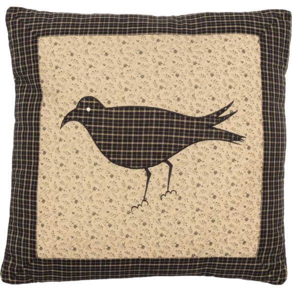 VHC-7165 - Kettle Grove Pillow Cover Crow 16x16