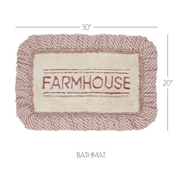 VHC-80288 - Sawyer Mill Red Farmhouse Bathmat 20x30