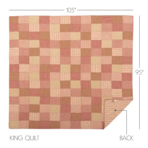 VHC-51938 - Sawyer Mill Red King Quilt 105Wx95L