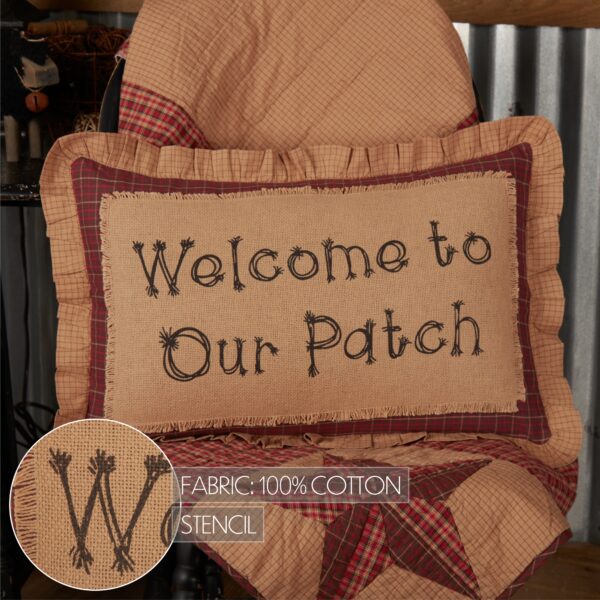 VHC-56730 - Landon Welcome to Our Patch Pillow 14x22